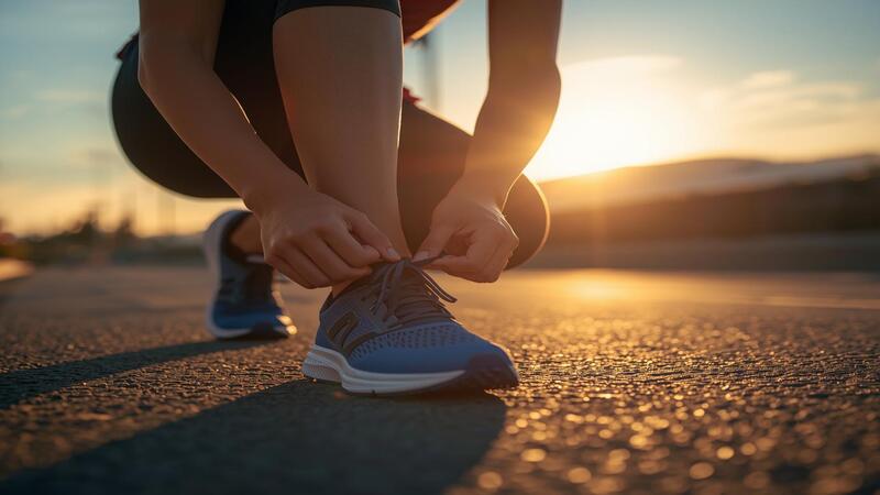 A person preparing for a morning workout, representing the introduction to a complete fitness and exercise guide.