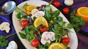 A plate of healthy eating salad
