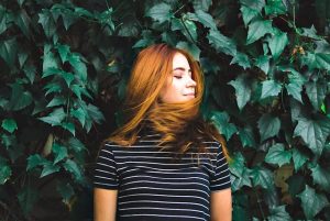 Confident women with natural glowing skin 