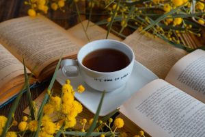Bed time herbal teas like chamomile for deep restful sleep 