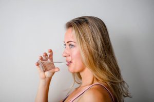 Drinking water for glowing natural skin 