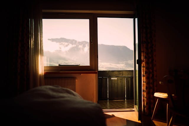 Natural sleep mental wellness tips - dark,quet,and cool bedroom for better sleep 