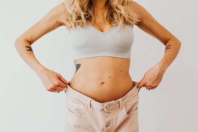 Before and after concept of person feeling energized by nutrient - dense diet foods 