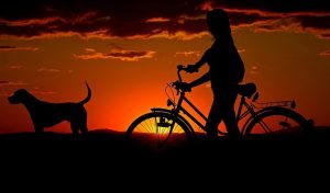 Women walking to improve sleep better at night 