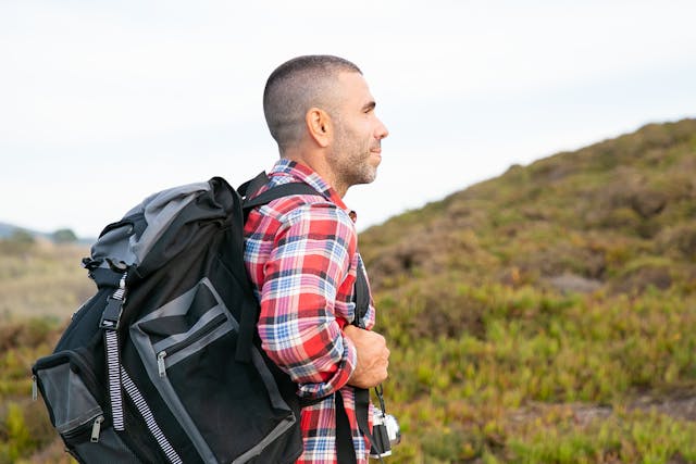 A confident solo traveler exploring a new place – solo travel ideas