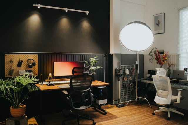 Modern smart home showcasing smart devices for healthy lifestyle