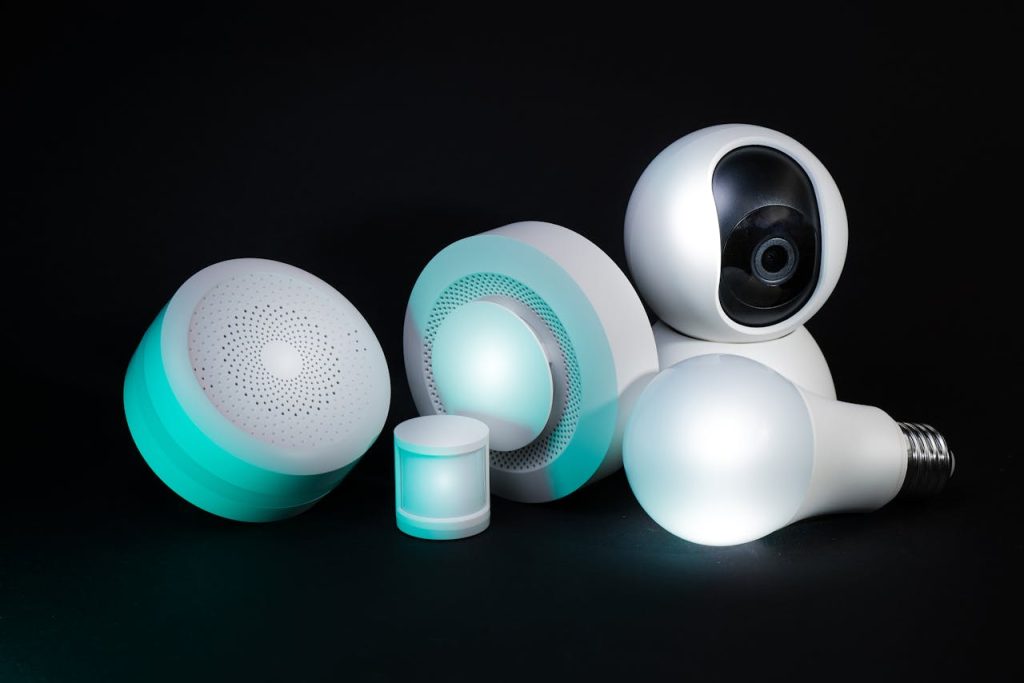 Smart home devices for healthy lifestyle in a modern home