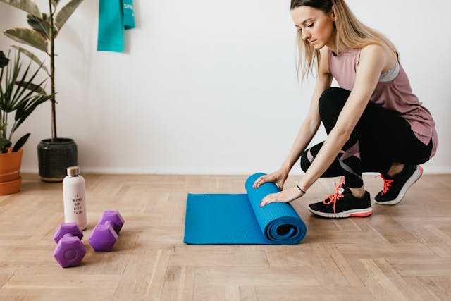 A person embracing smart lifestyle changes for health and happiness