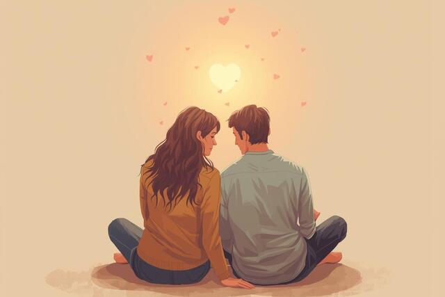 Couple sharing a peaceful, meaningful moment, highlighting Relationship and Dating Sigma Rules
