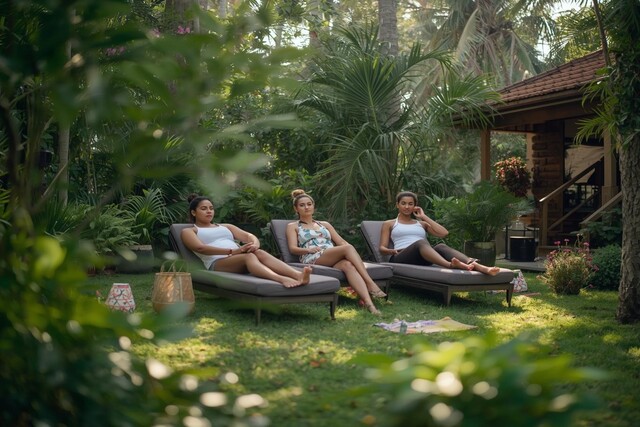 Relaxing at one of the top inexpensive wellness retreats to recharge mind and body 🌿
