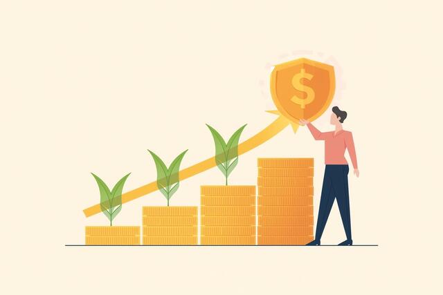 Illustration showing the concept of financial independence and FIRE strategies for wealth building
