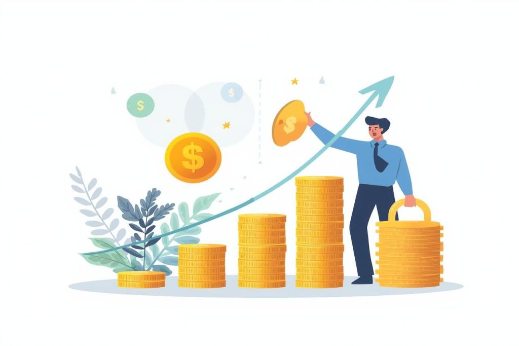 Illustration of financial independence and FIRE strategies for building wealth fast
