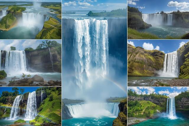 Top 10 most beautiful waterfalls in the world with rainbow mist, lush greenery, and turquoise pools, perfect for adventure travel lovers