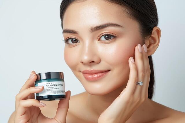 Achieve radiant skin with water-based natural face cream
