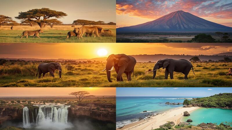 Top 10 Best Places to Visit in Africa with iconic landscapes, wildlife, and adventure spots
