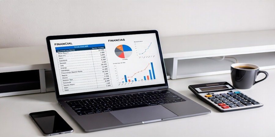 Professional workspace with laptop, calculator, and financial documents illustrating Tax Saving Strategies 